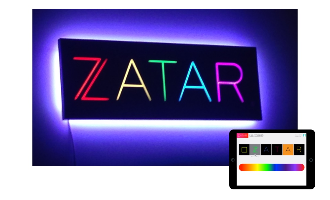 Zatar lightboard interface